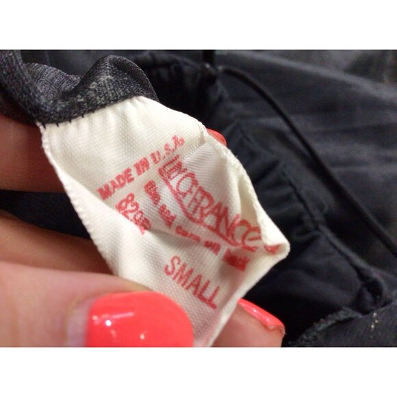 Lily of France Vintage Black Sheer Nightgown Made in USA Womens Small - Picture 6 of 8